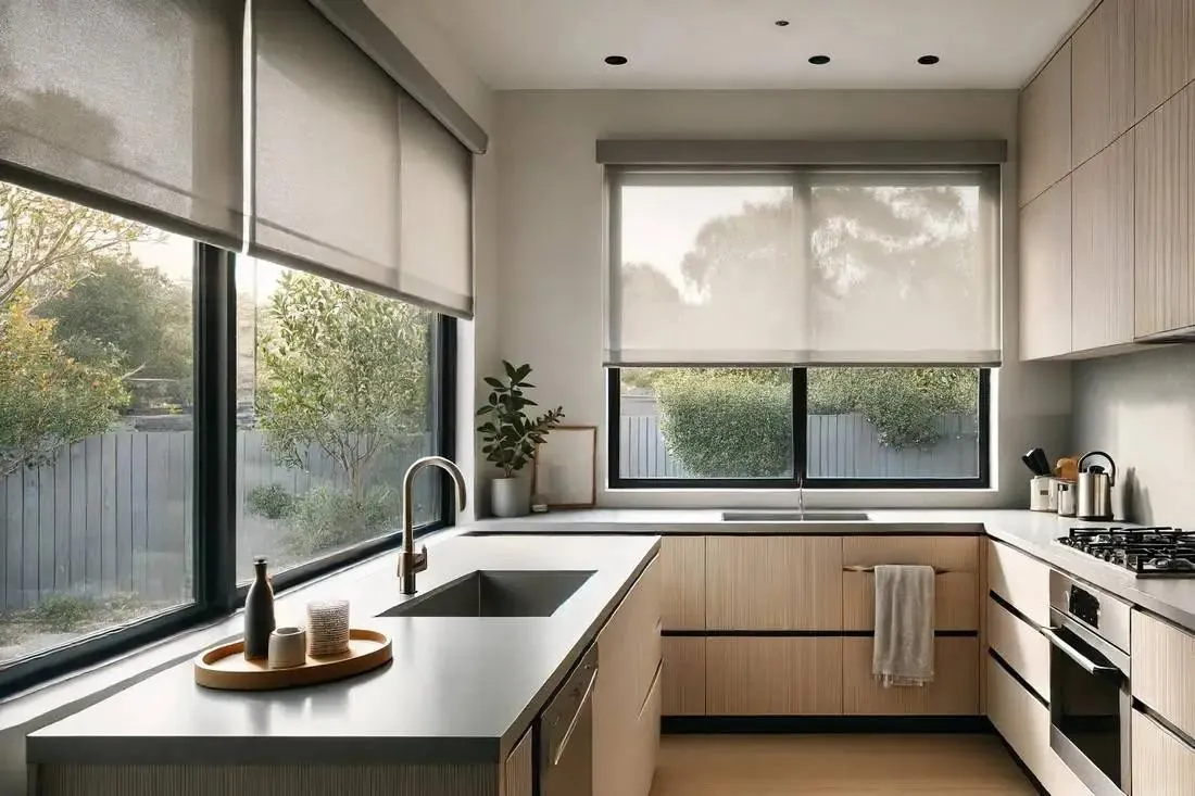 Kitchen blinds built for daily cooking and cleaning