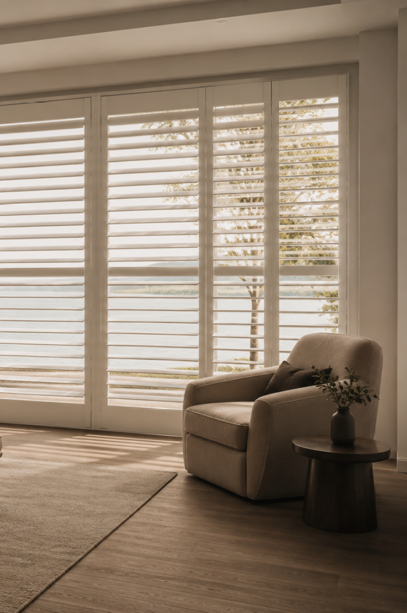 What Is a Corner Window? — corner window plantation shutters