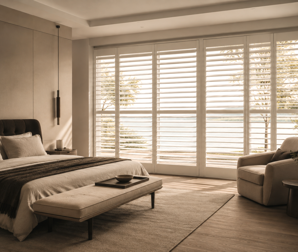 Plantation shutters — double hinged plantation shutters 1024x867