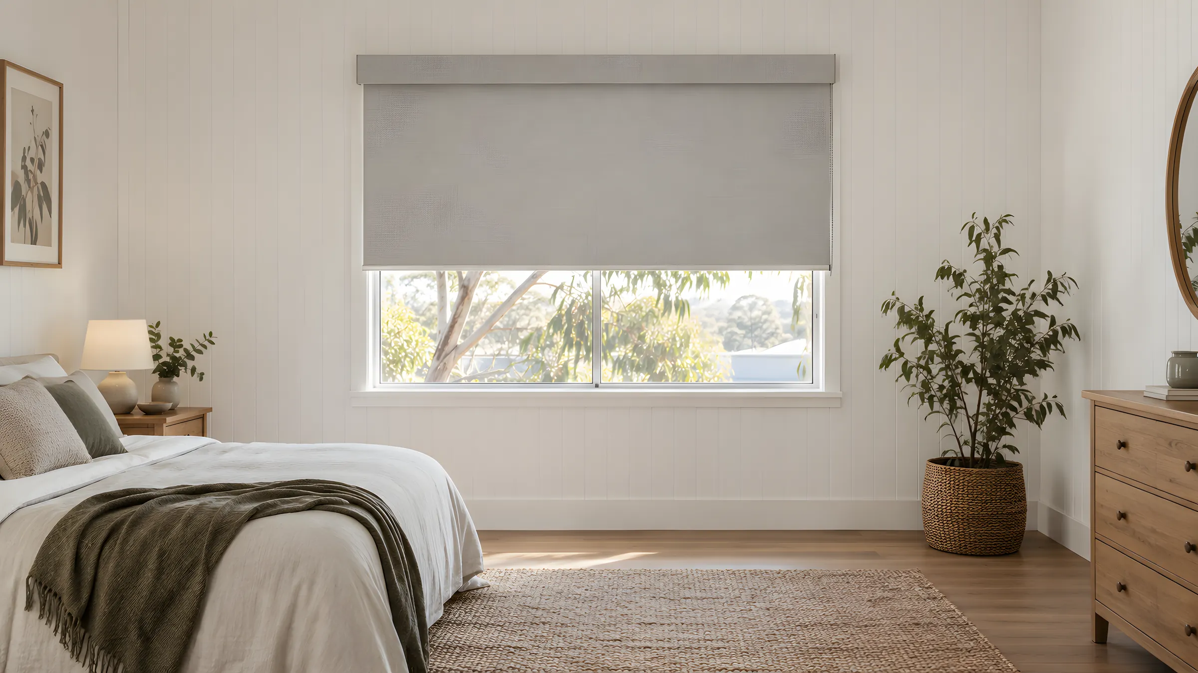 What is a pelmet? A face-fitted roller blind with a fabric-wrapped fascia covering the roll and brackets